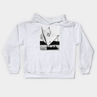 Sailing Wing on Wing Kids Hoodie